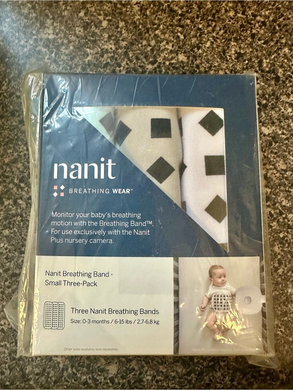 New in Box- 3 Nanit Breathing Bands